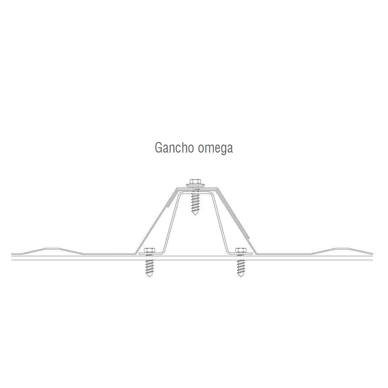 Gancho Omega2 Calorcol Expertos en Ingenier&iacute;a de Aislamientos.