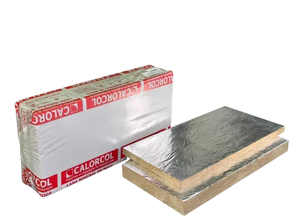 Placa Lana Mineral de Roca con Foil